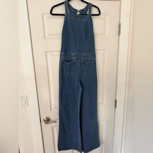 Abercrombie & Fitch Women's Blue Denim Overalls